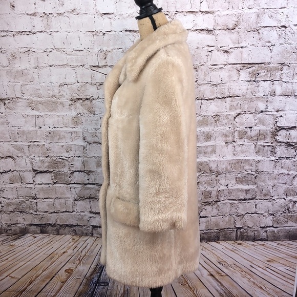 VTG Debutogs Faux Fur Coat Women’s Size M - Picture 2 of 14